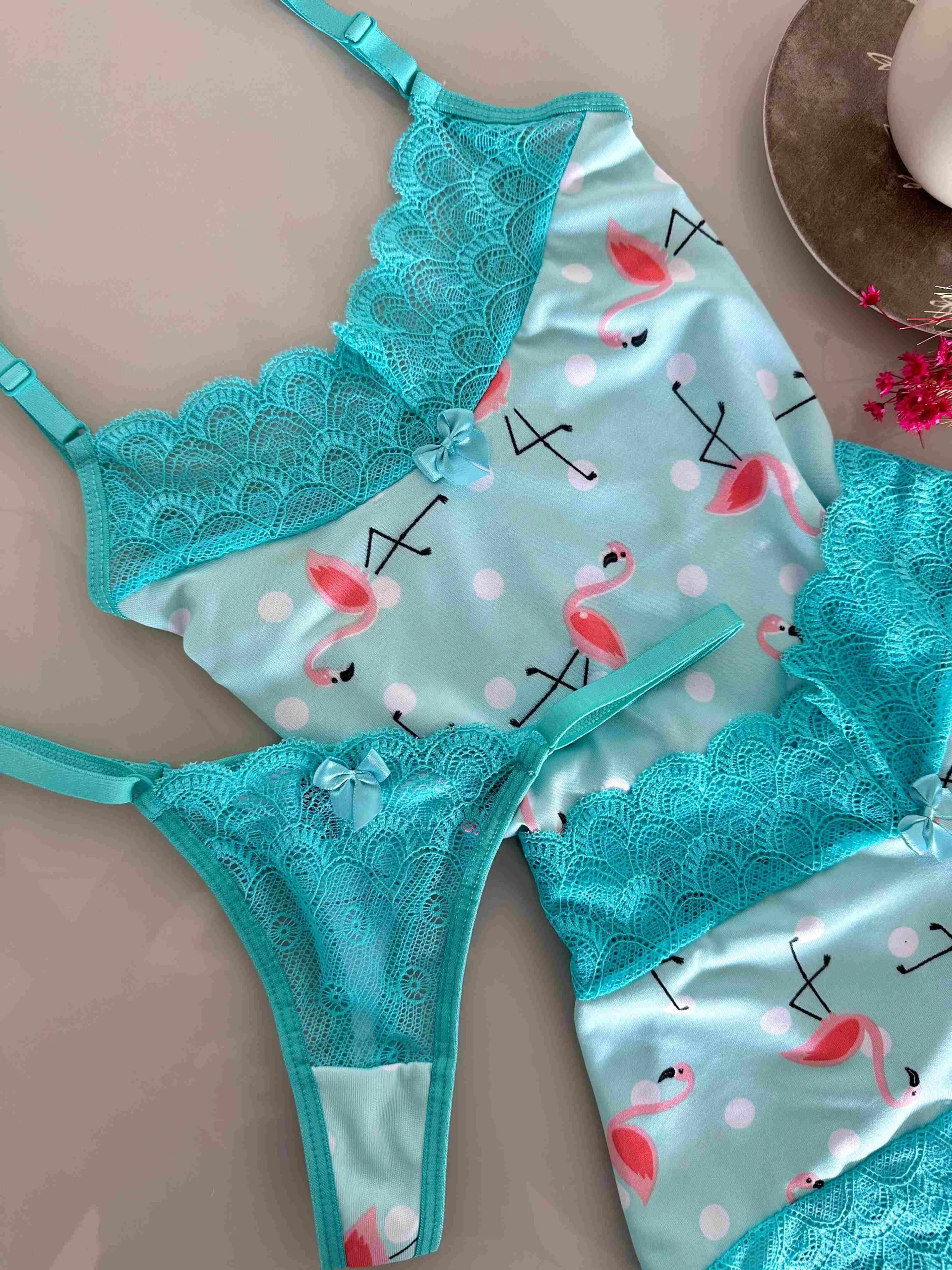 Baby doll Trio renda - Imagem 3