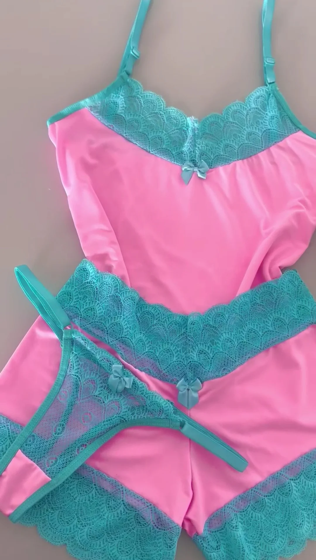 Baby doll Trio renda - Imagem 4