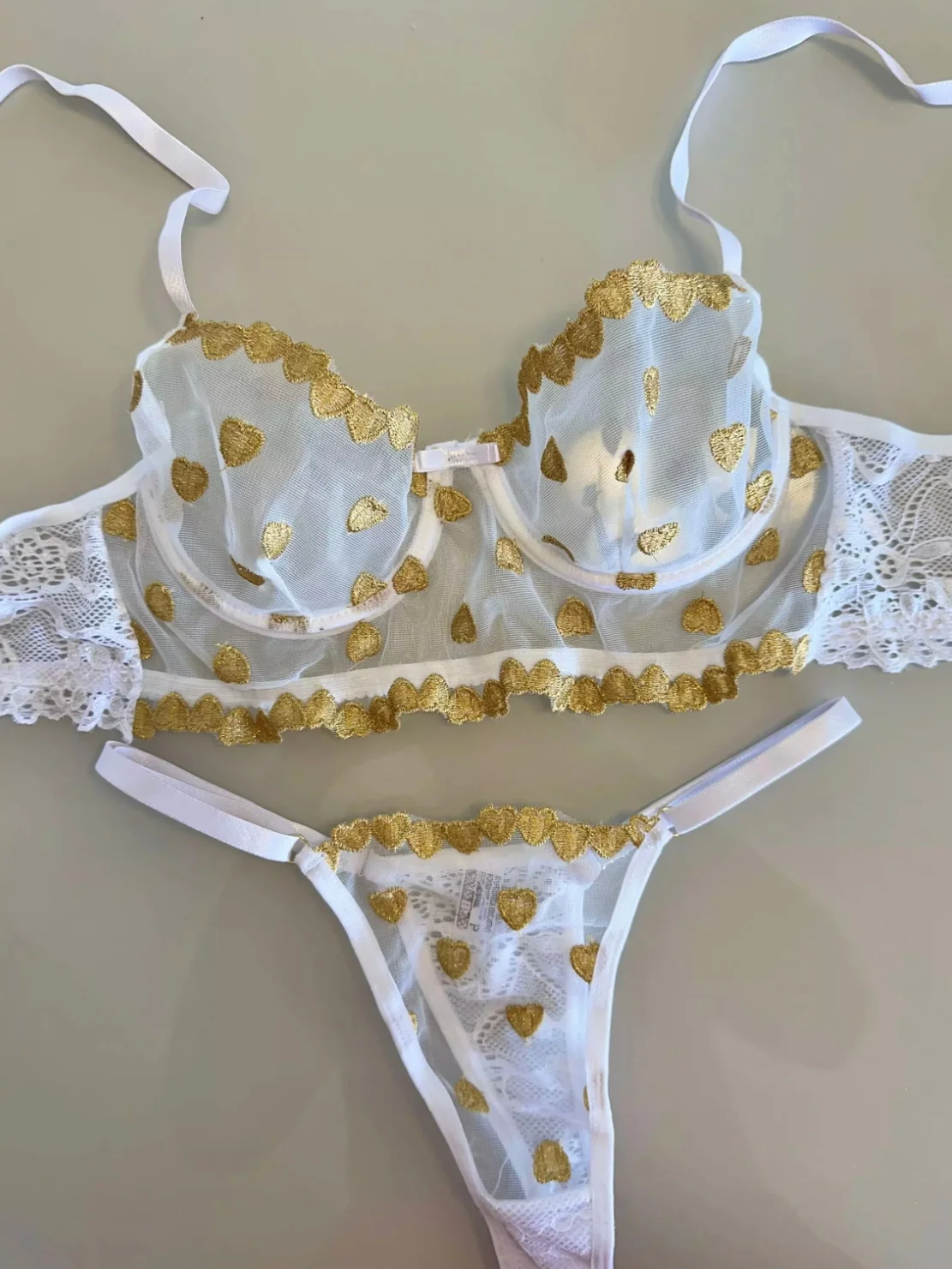 Conjunto Penélope coração