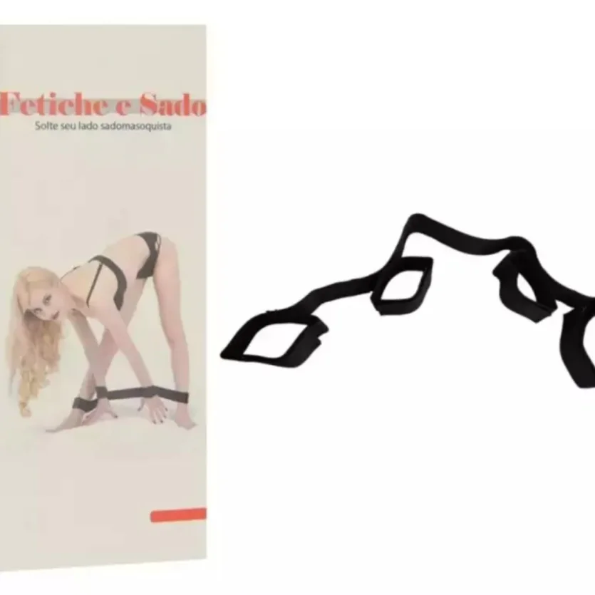 Kit bondage mãos e pés