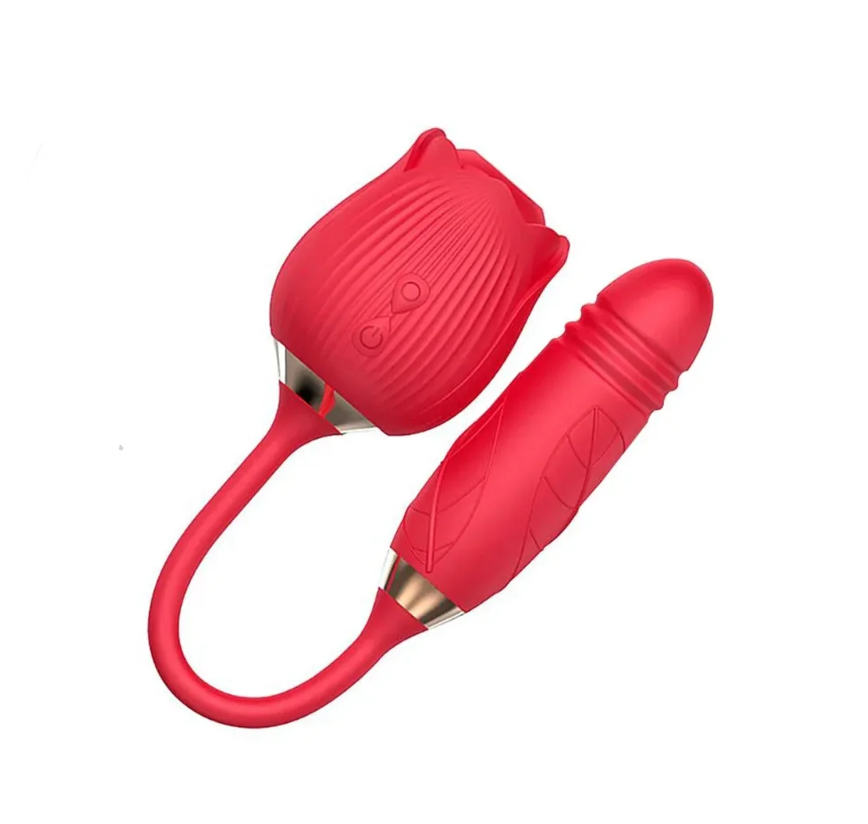 Vibro Rosa 2 em 1 vai e vem