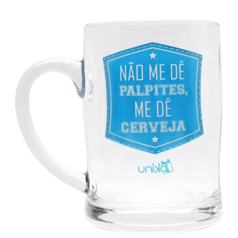 Caneca chopp não de palpites 400ml