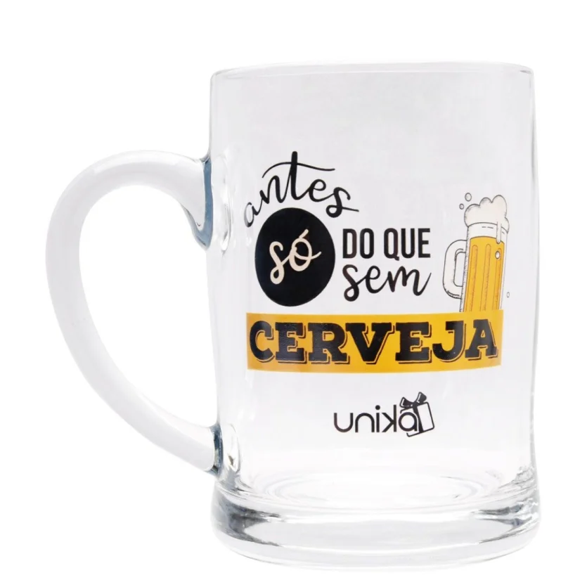 Caneca chopp antes só 400ml