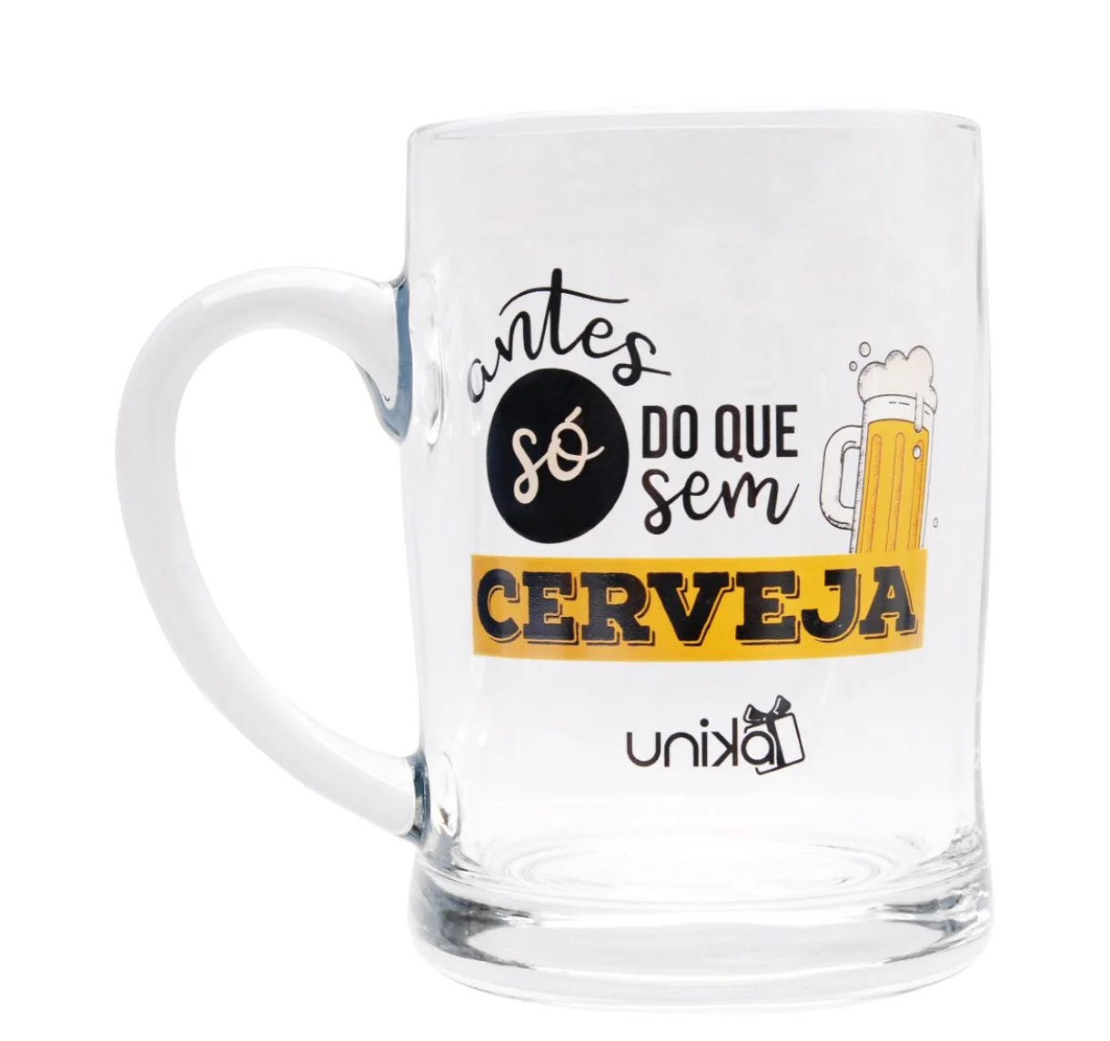 Caneca chopp antes só 400ml