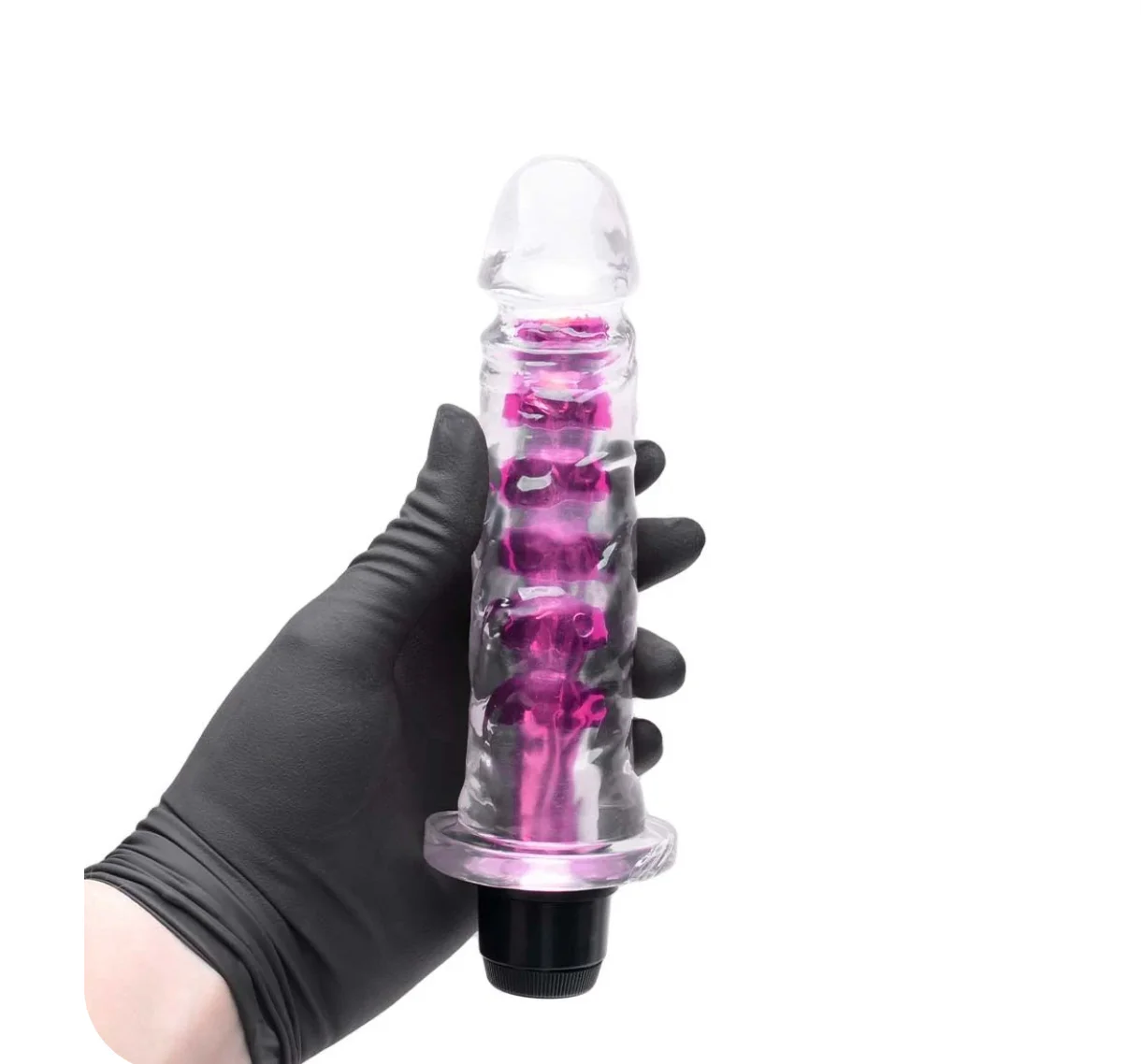 Pênis vibrador Jelly 17,5x3,8 - Imagem 3