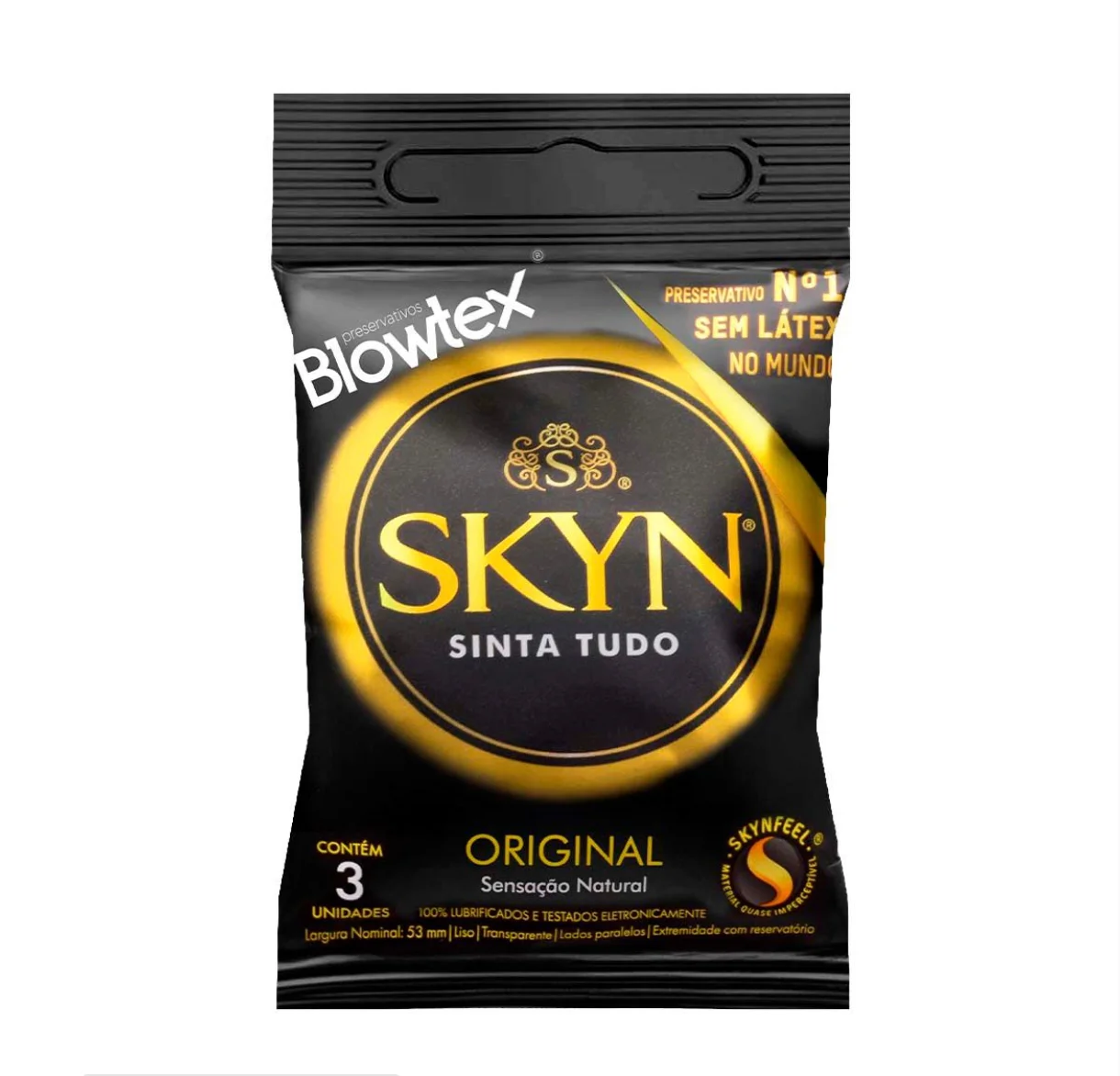 Preservativo sem látex 3 unid.