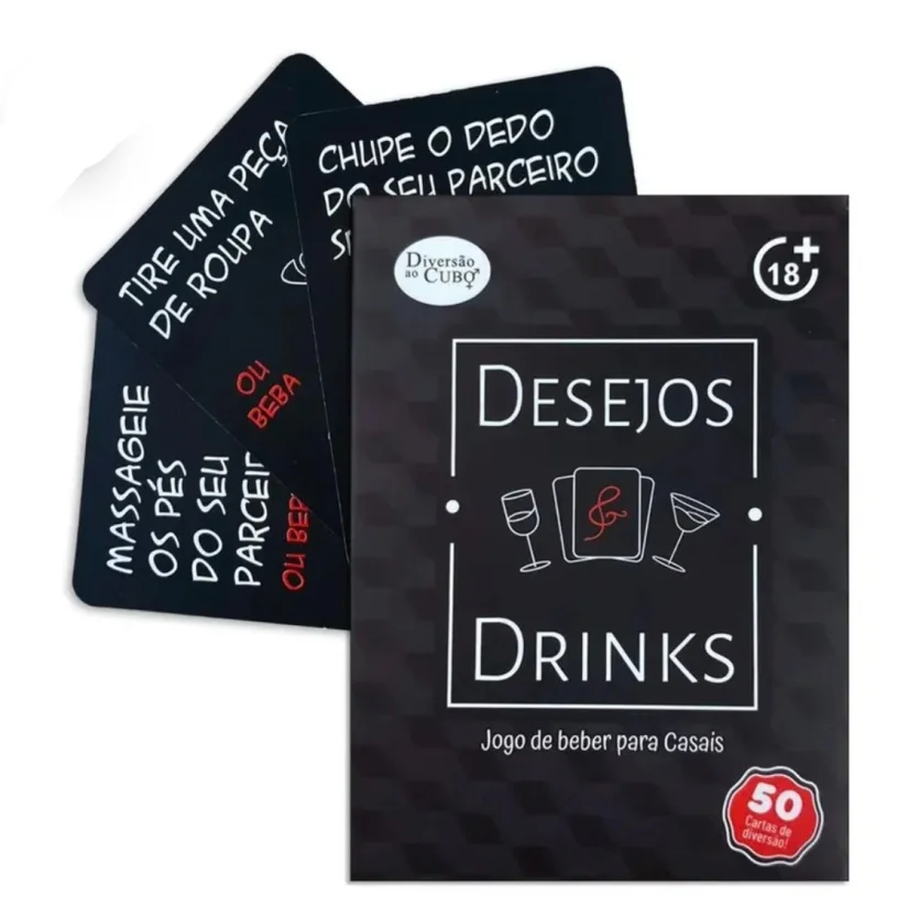 Baralho desejos e drinks